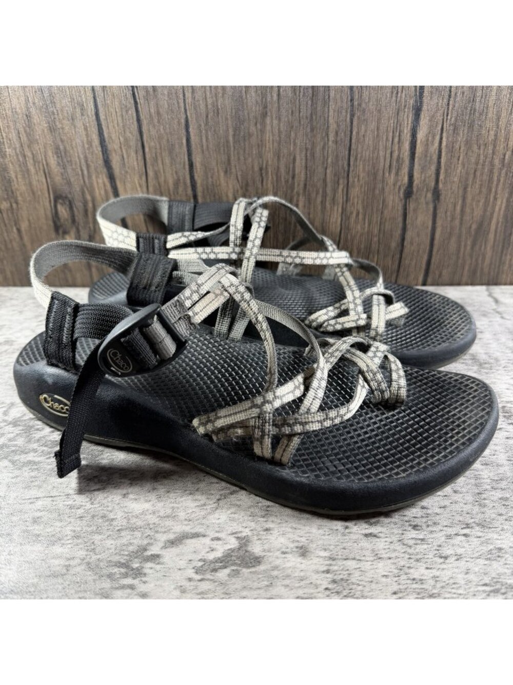 Chaco Women's ZX/2 Yampa hiking sports sandals in Light Beam Gray Size 11